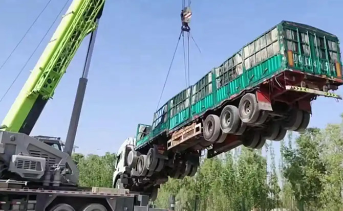 沙洋道路脱困救援案例